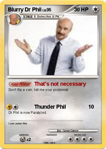 Pokemon Blurry Dr Phil
