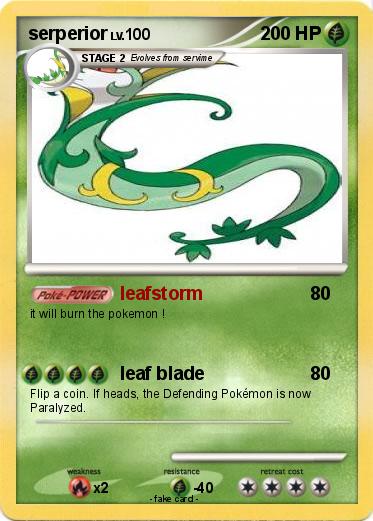 Pokemon serperior