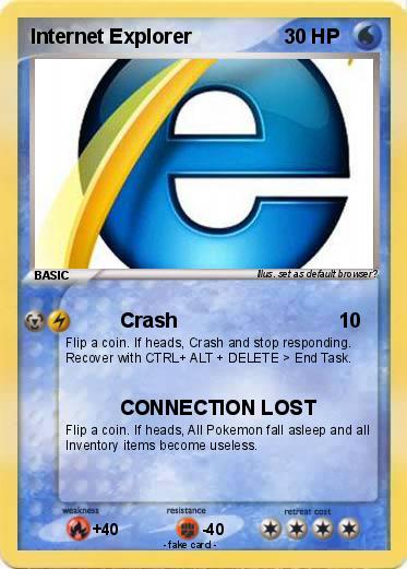 Pokemon Internet Explorer