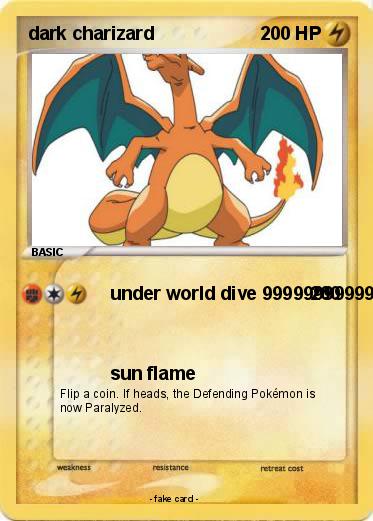 Pokemon dark charizard