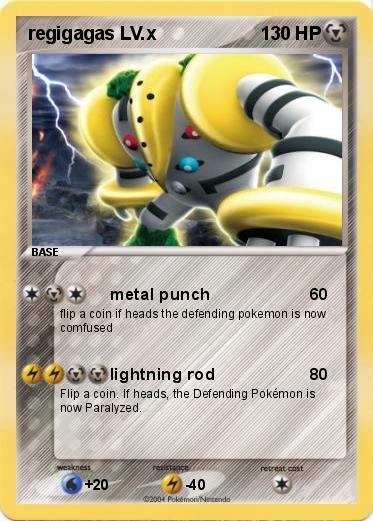 Pokemon regigagas LV.x