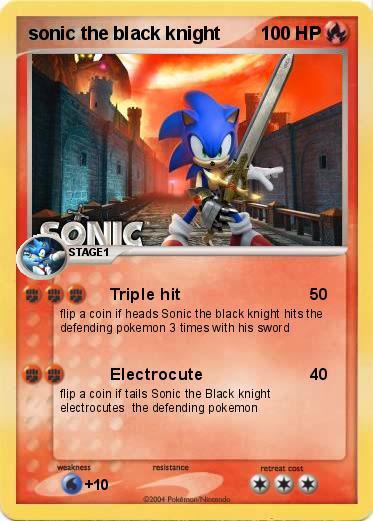 Pokemon sonic the black knight