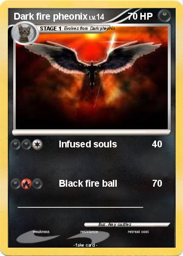 Pokemon Dark fire pheonix
