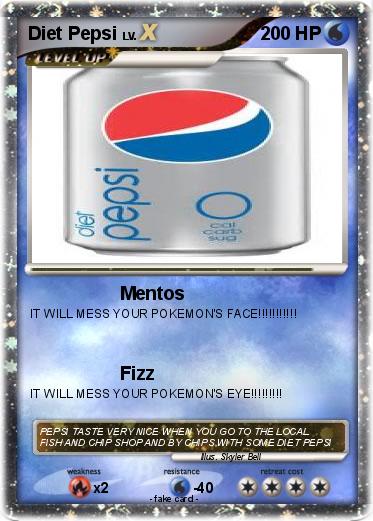 Pokemon Diet Pepsi