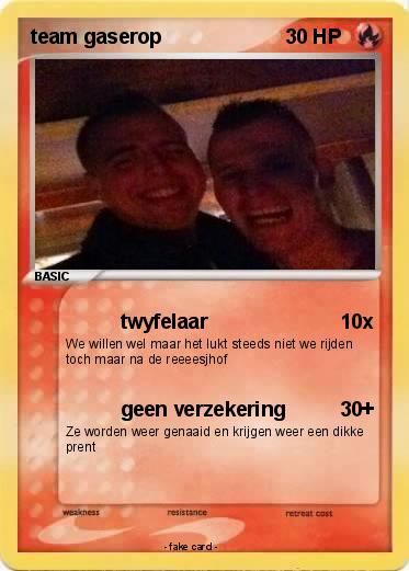 Pokemon team gaserop