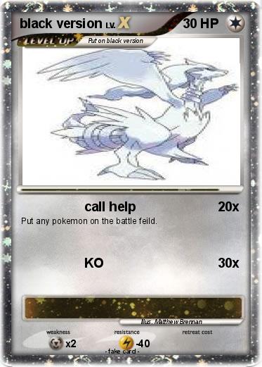 Pokemon black version