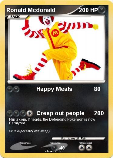 Pokemon Ronald Mcdonald