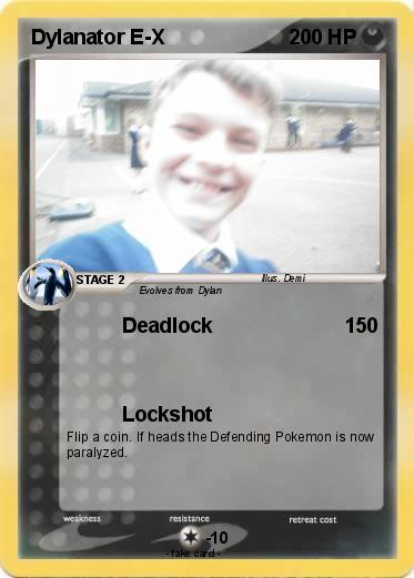 Pokemon Dylanator E-X