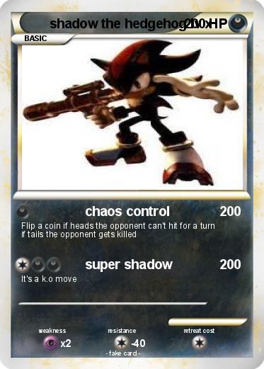 Pokemon shadow the hedgehog lv x