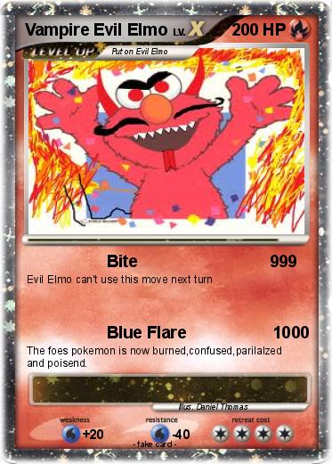 Pokemon Vampire Evil Elmo
