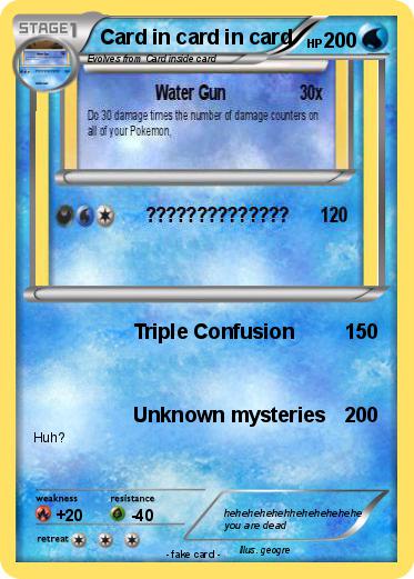 Pokemon Card in card in card
