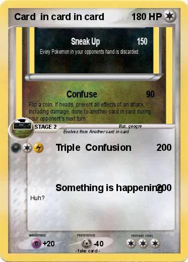 Pokemon Card  in card in card