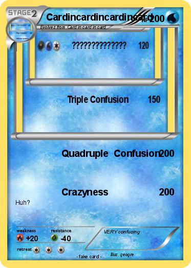 Pokemon Cardincardincardincard