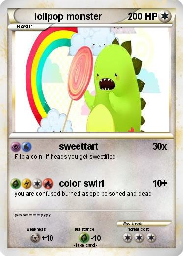 Pokemon lolipop monster