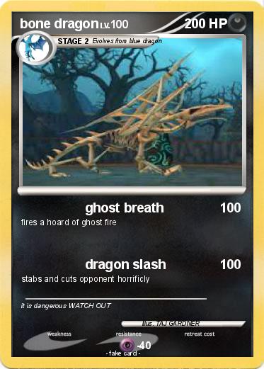 Pokemon bone dragon