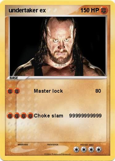 Pokemon undertaker ex                