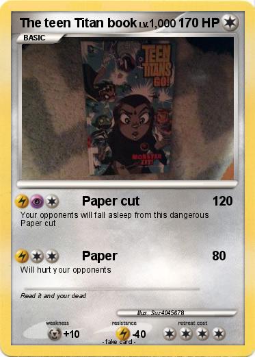 Pokemon The teen Titan book