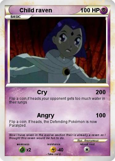 Pokemon Child raven