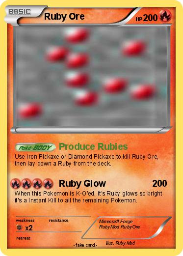 Pokemon Ruby Ore