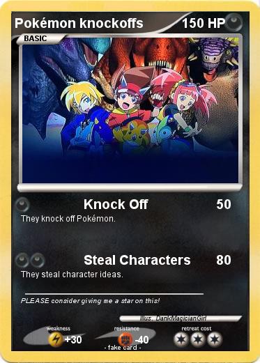 Pokemon Pokémon knockoffs