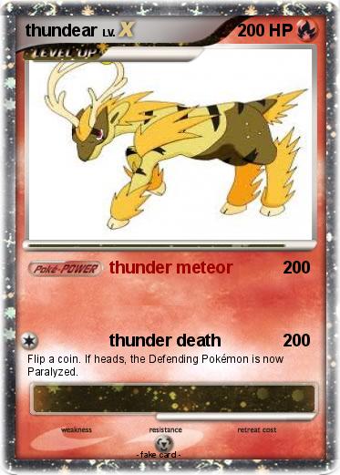 Pokemon thundear
