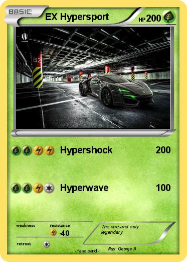 Pokemon EX Hypersport