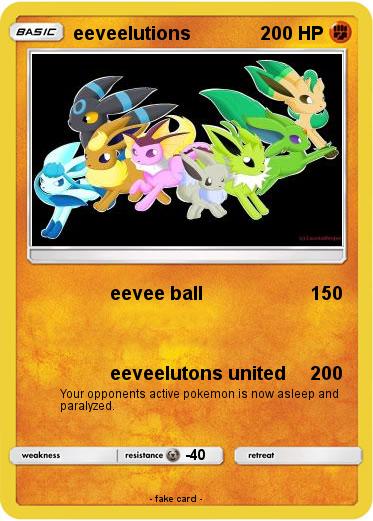 Pokemon eeveelutions