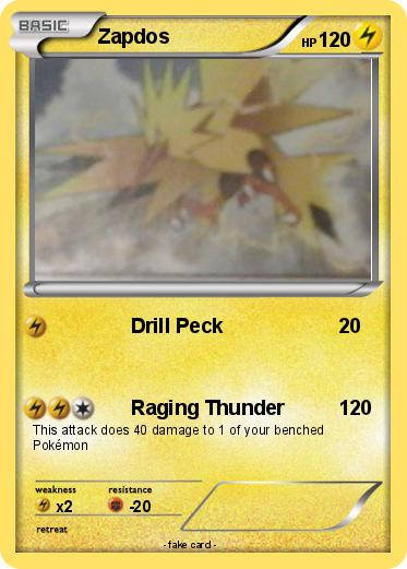 Pokemon Zapdos