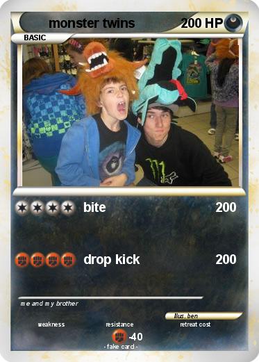 Pokemon monster twins