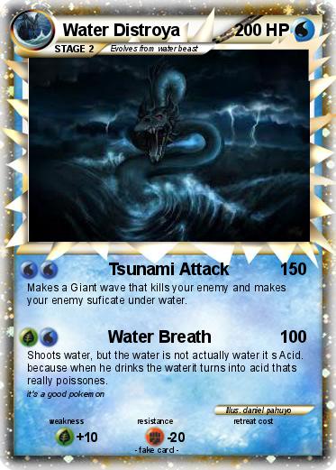 Pokemon Water Distroya