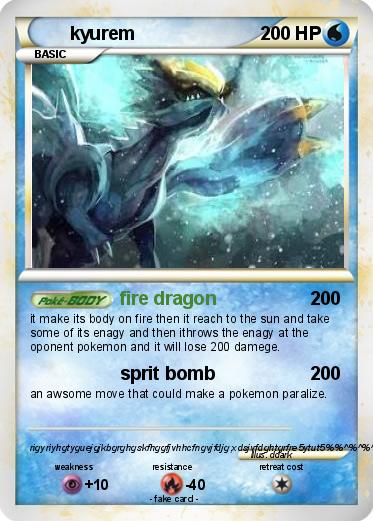 Pokemon kyurem