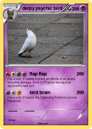 Pokemon derpy psychic bird