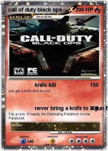 Pokemon call of duty black ops