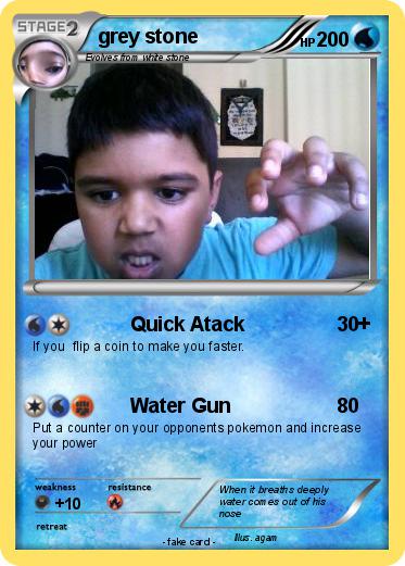 Pokemon grey stone