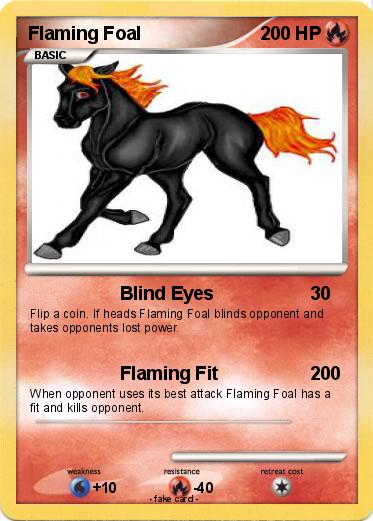Pokemon Flaming Foal