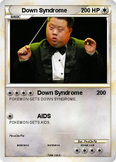 Pokemon Down Syndrome