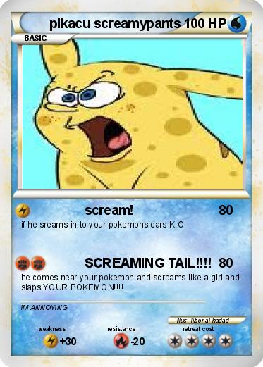 Pokemon pikacu screamypants