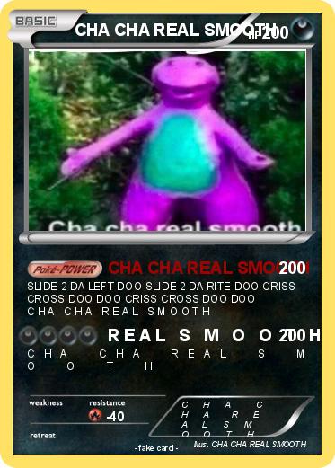 Pokemon CHA CHA REAL SMOOTH Pokemon CHA CHA REAL SMOOTH
