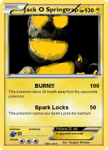 Pokemon Jack O Springtrap