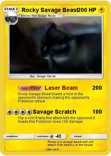 Pokemon Rocky Savage Beast