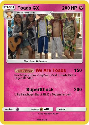 Pokemon Toads GX