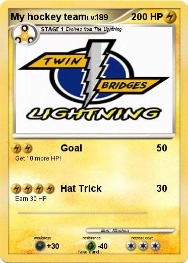 Pokemon My hockey team