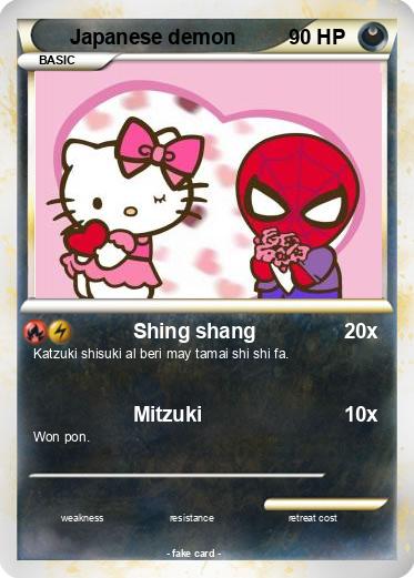 Pokemon Japanese demon