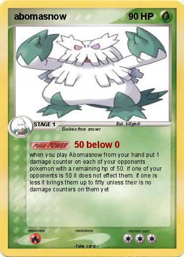 Pokemon abomasnow