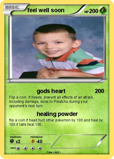 Pokemon feel well soon