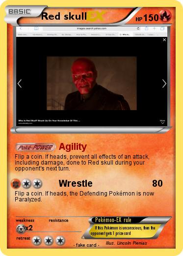 Pokemon Red skull