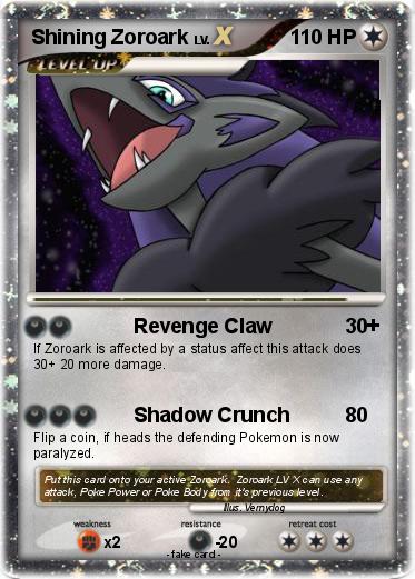 Pokemon Shining Zoroark