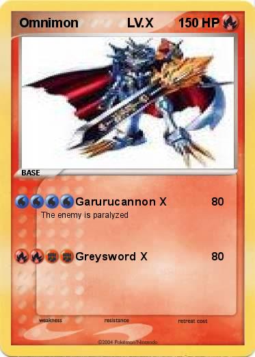 Pokemon Omnimon              LV.X