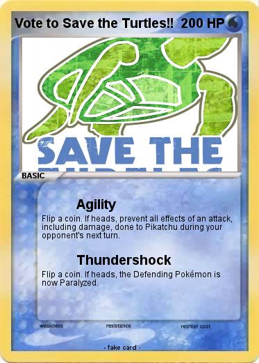 Pokemon Vote to Save the Turtles!!