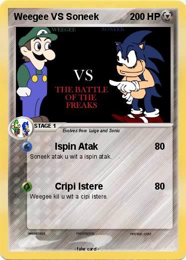 Pokemon Weegee VS Soneek